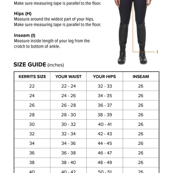 Kerrits Activewear Affinity® Pro Silicone Full Seat Riding Breech Size 42PINE / - Picture 9 of 10